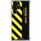 Black and Yellow Stripes Galaxy S22 Ultra Clear Case