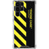 Black and Yellow Stripes Galaxy S22 Ultra Clear Case