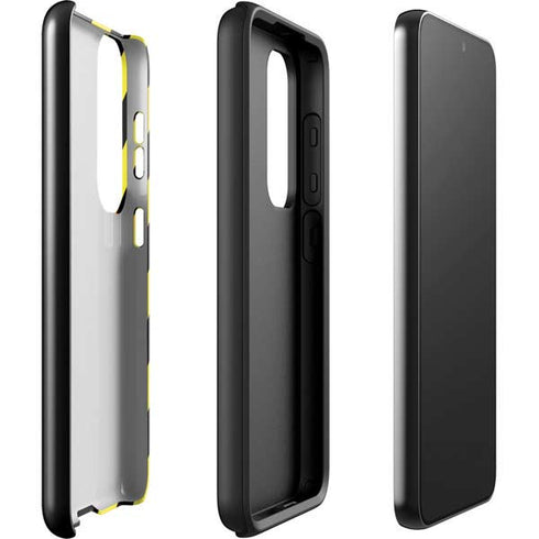 Black and Yellow Stripes Galaxy S23 Plus Pro Case