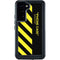 Black and Yellow Stripes Galaxy S23 Plus Waterproof Case