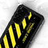 Black and Yellow Stripes Galaxy S23 Plus Waterproof Case