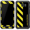 Black and Yellow Stripes Galaxy S7 Active Skin