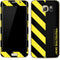 Black and Yellow Stripes Galaxy S7 Edge Skin