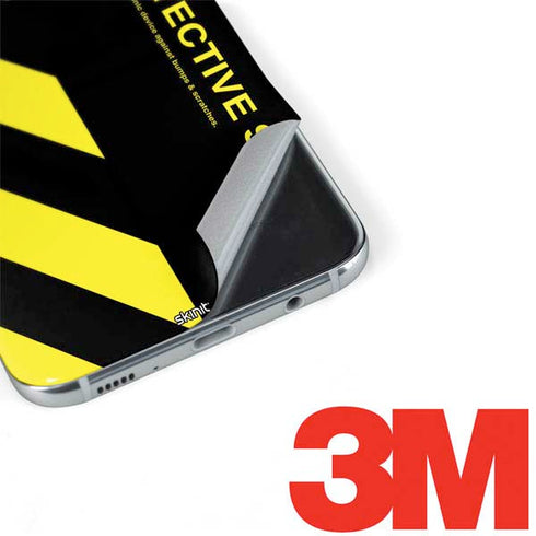 Black and Yellow Stripes Galaxy S8 Skin