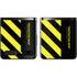 Black and Yellow Stripes Galaxy Z Flip Skin