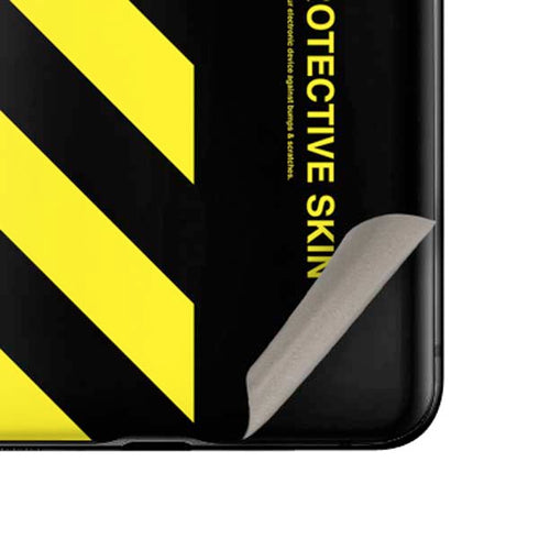 Black and Yellow Stripes Galaxy Z Flip Skin
