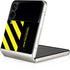 Black and Yellow Stripes Galaxy Z Flip4 5G Skin