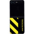 Black and Yellow Stripes Galaxy Z Flip5 5G Skin