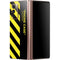 Black and Yellow Stripes Galaxy Z Fold2 5G Skin