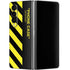 Black and Yellow Stripes Galaxy Z Fold4 5G Skin