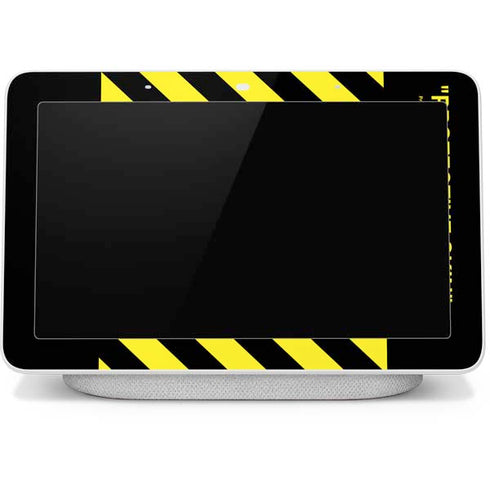 Black and Yellow Stripes Google Home Hub Skin