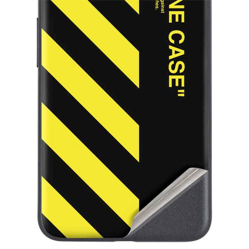 Black and Yellow Stripes Google Pixel 4a 5G Skin