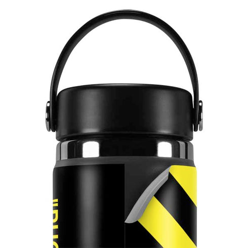 Black and Yellow Stripes Hydro Flask 20oz Wide Mouth Skin