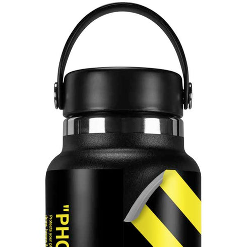Black and Yellow Stripes Hydro Flask 32oz Wide Mouth Skin