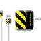 Black and Yellow Stripes iPad Charger (10W USB) Skin