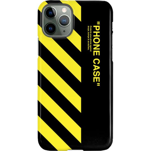 Black and Yellow Stripes iPhone 11 Pro Lite Case
