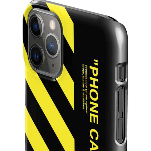 Black and Yellow Stripes iPhone 11 Pro Lite Case