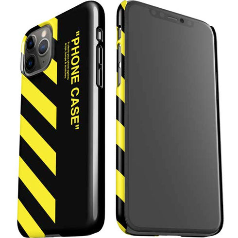 Black and Yellow Stripes iPhone 11 Pro Lite Case