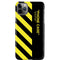 Black and Yellow Stripes iPhone 11 Pro Max Lite Case