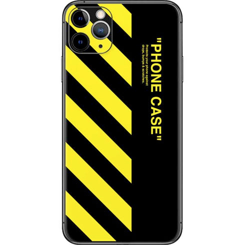 Black and Yellow Stripes iPhone 11 Pro Max Skin