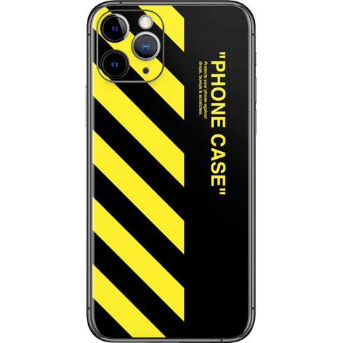 Black and Yellow Stripes iPhone 11 Pro Skin