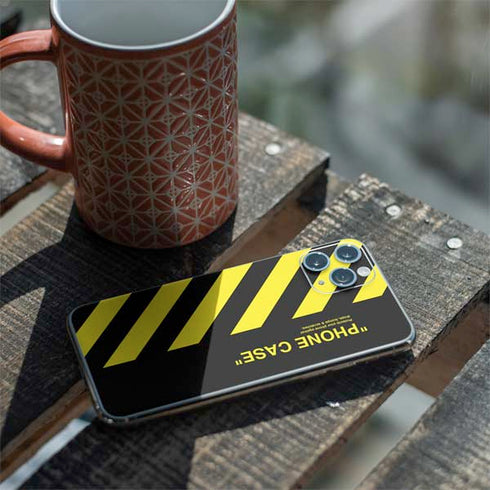 Black and Yellow Stripes iPhone 11 Pro Skin