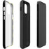 Black and Yellow Stripes iPhone 12 Impact Case