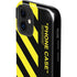 Black and Yellow Stripes iPhone 12 Mini Impact Case