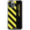 Black and Yellow Stripes iPhone 12 Pro Clear Case