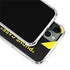 Black and Yellow Stripes iPhone 12 Pro Clear Case