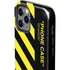 Black and Yellow Stripes iPhone 12 Pro Impact Case