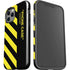Black and Yellow Stripes iPhone 12 Pro Impact Case