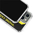 Black and Yellow Stripes iPhone 13 Pro Clear Case