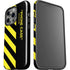 Black and Yellow Stripes iPhone 13 Pro Impact Case