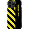Black and Yellow Stripes iPhone 13 Pro Max Impact Case