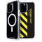 Black and Yellow Stripes iPhone 13 Pro Max MagSafe Case