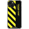 Black and Yellow Stripes iPhone 14 Clear Case