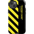 Black and Yellow Stripes iPhone 15 Impact Case