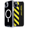 Black and Yellow Stripes iPhone 15 Plus MagSafe Case