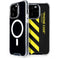 Black and Yellow Stripes iPhone 15 Pro MagSafe Case