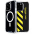 Black and Yellow Stripes iPhone 15 Pro MagSafe Case