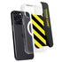 Black and Yellow Stripes iPhone 15 Pro MagSafe Case