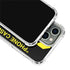 Black and Yellow Stripes iPhone 15 Pro Max Clear Case