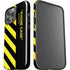 Black and Yellow Stripes iPhone 15 Pro Max Impact Case