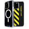 Black and Yellow Stripes iPhone 15 Pro Max MagSafe Case