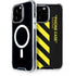 Black and Yellow Stripes iPhone 14 Pro Max MagSafe Case