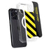 Black and Yellow Stripes iPhone 15 Pro Max MagSafe Case