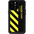 Black and Yellow Stripes iPhone 14 Pro Max Waterproof Case
