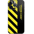 Black and Yellow Stripes iPhone 14 Pro Skin