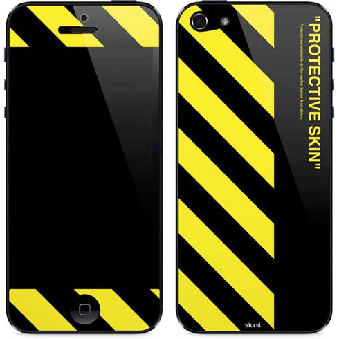 Black and Yellow Stripes iPhone 5/5s/5SE Skin